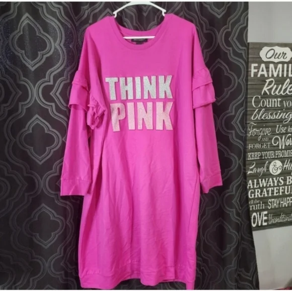 Ashley Stewart | Dresses | Like New Ashley Stewart Think Pink Sweatshirt Dress Hot Pink 82 | Poshmark Ashley Stewart | Dresses | Like New Ashley Stewart Think Pink Sweatshirt Dress Hot Pink 82 | Poshmark